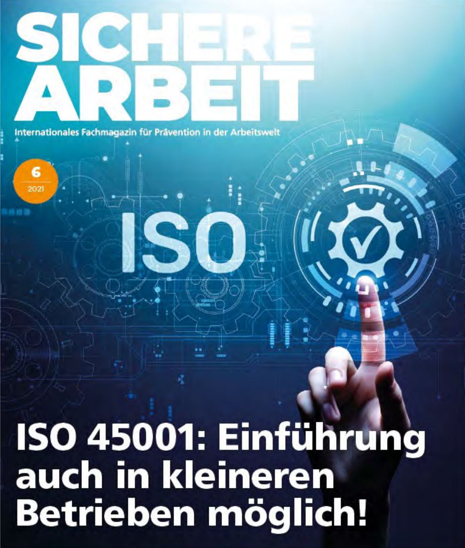 „Sichere Arbeit“ – Internationales Fachmagazin für Prävention in der Arbeitswelt (2021) – Seite 21